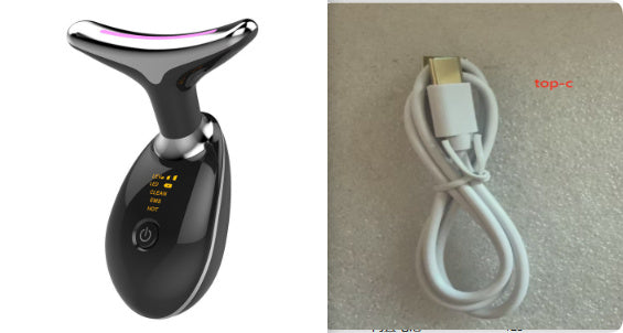 EMS Thermal Neck Lifting And Tighten Massager Electric Microcurrent Wrinkle