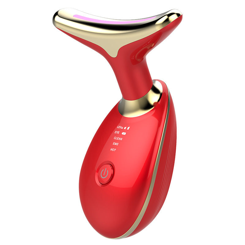 EMS Thermal Neck Lifting And Tighten Massager Electric Microcurrent Wrinkle