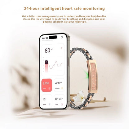High-precision Health Smart Blood Pressure Bracelet Heart Rate Alarm Blood Oxygen Detector Human Sports Bracelet Smart Bracelet