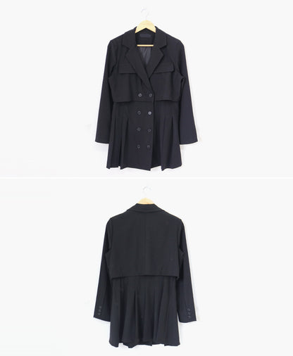 High Quality Suit Collar Slim Dress